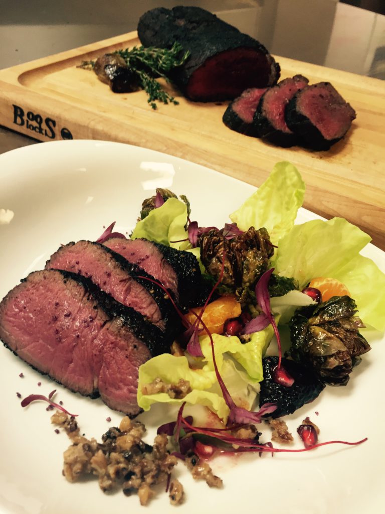 Cherry smoked "Pastrami" Elk Loin