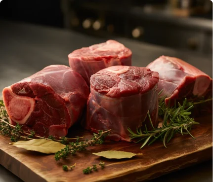 Corte de carne de alce