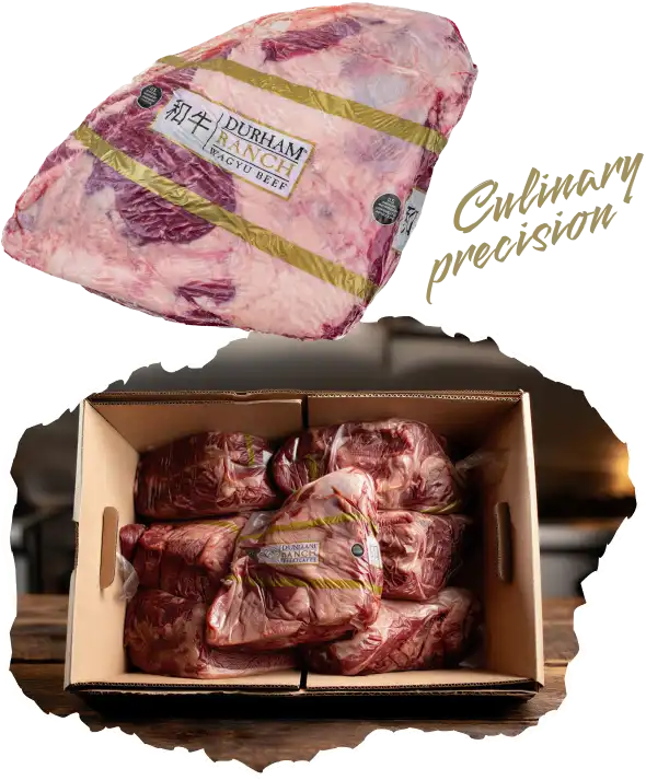 Cortes de carne en cajas